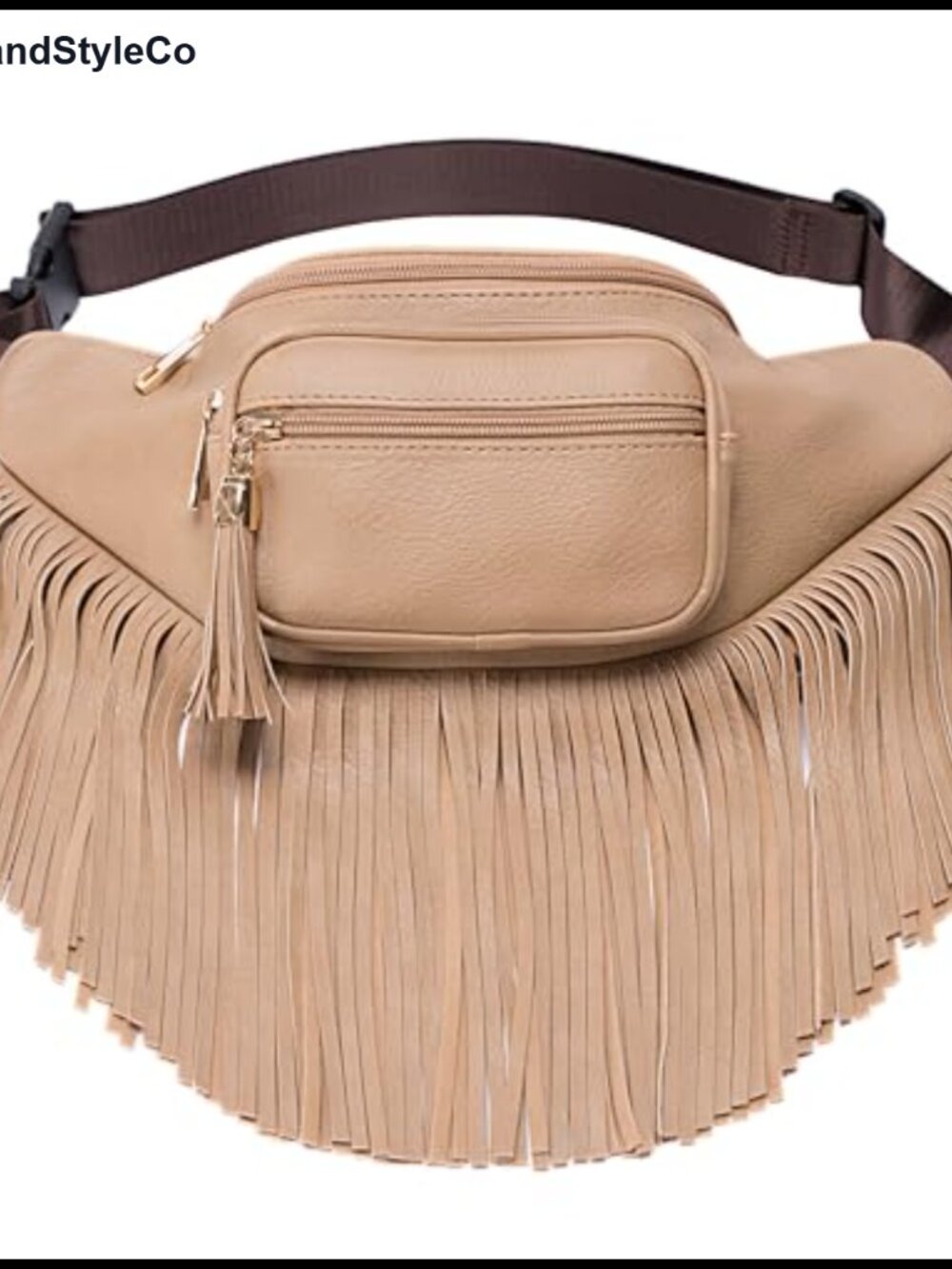 Fringe Waist Pack Women Multi Pocket Fanny Pack Travel Belt Bag Hands Free